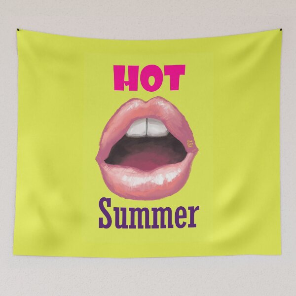 Item preview, Beautiful fashion lips. Sweet lovely sexy cute summer kiss. designed and sold by RukkiZukkiArt.