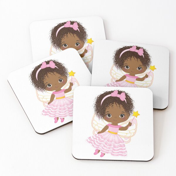 Item preview, African American Cute Little Fairy designed and sold by CreativeMill.
