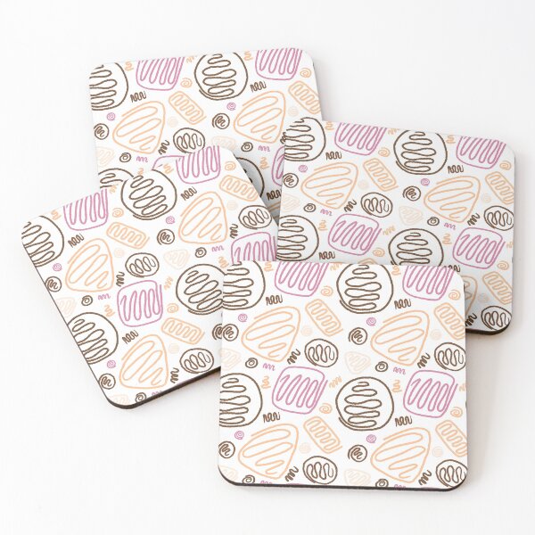 Item preview, Pink Beige One Line Shapes designed and sold by OneLook.