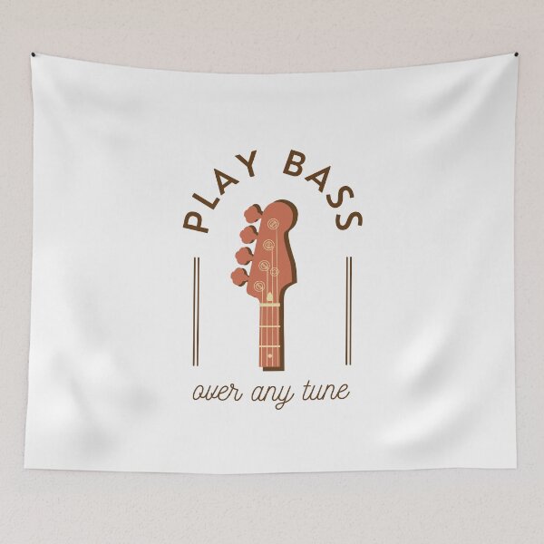 Item preview, Play Bass Over Any Tune Bass Guitar Headstock designed and sold by nightsworthy.