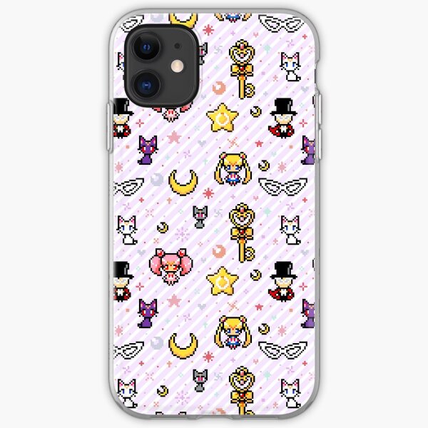Sailor Moon family - Purple iPhone Soft Case