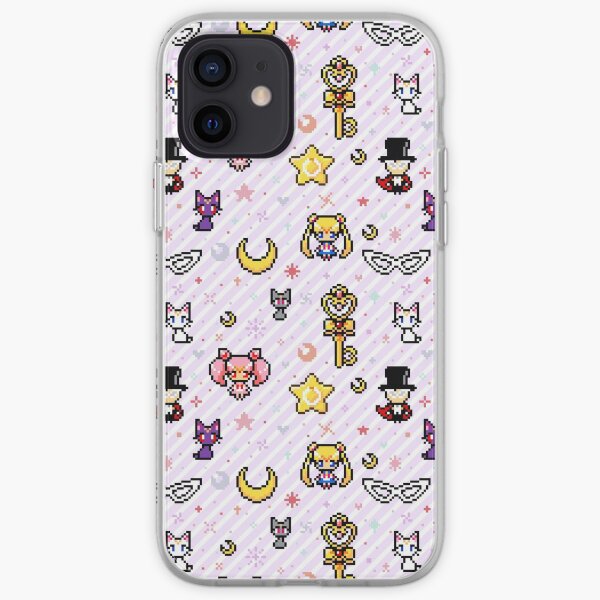 Sailor Moon family - Purple iPhone Soft Case