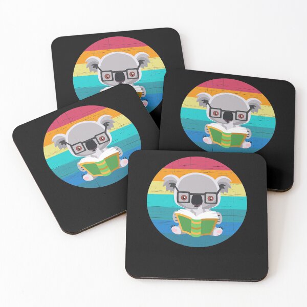 Item preview, Retro Smart Koala Reading designed and sold by Echo Dusk.