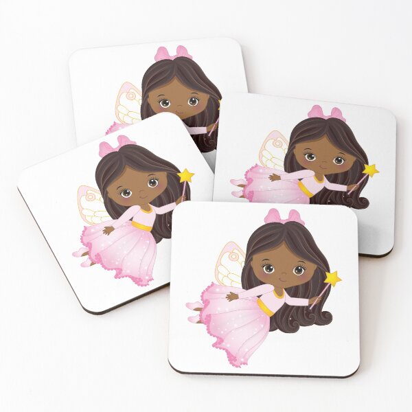 Item preview, African American Cute Little Fairy designed and sold by CreativeMill.
