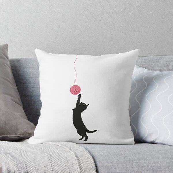 Item preview, Cat Playing with wool designed and sold by MudPuppet.