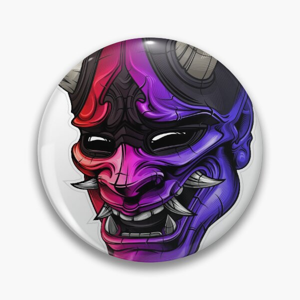 Item preview, portrait of a Japanese hannya mask designed and sold by Volonoff.