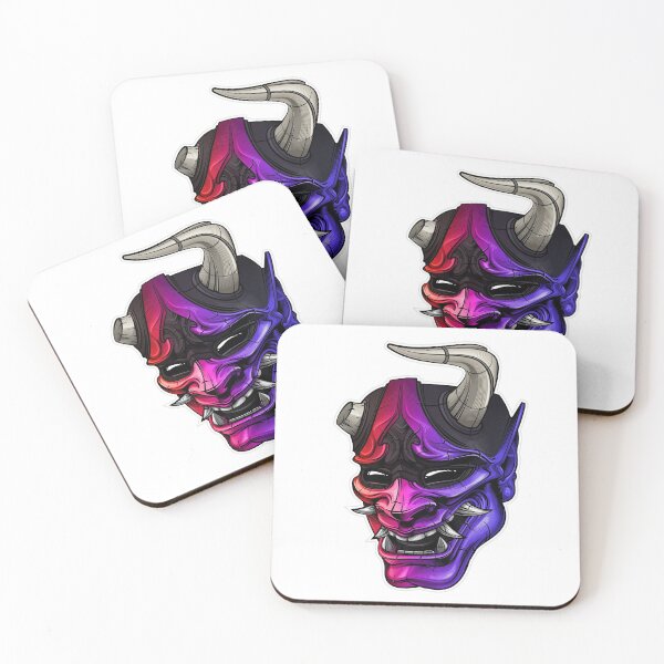 Item preview, portrait of a Japanese hannya mask designed and sold by Volonoff.