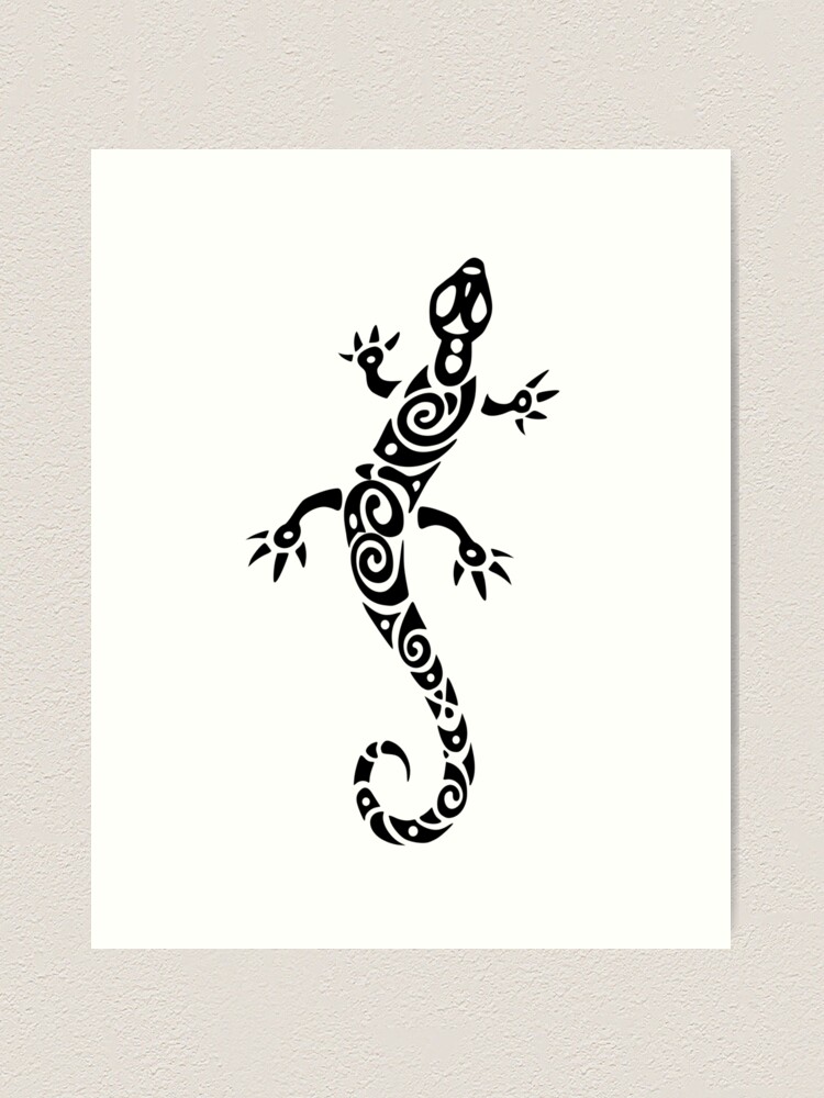 ārara (Gecko) gecko turtle original Polynesian tattoo design | Polynesian  tattoo designs, Tattoos, Gecko tattoo