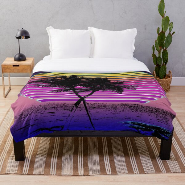 Item preview, Vaporwave Beach Night designed and sold by kandycoded.