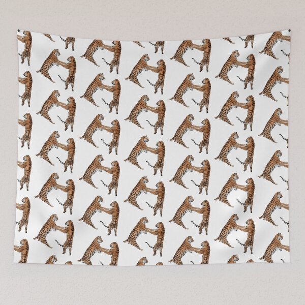 Item preview, Fighting tigers designed and sold by Ingo Gerlach.