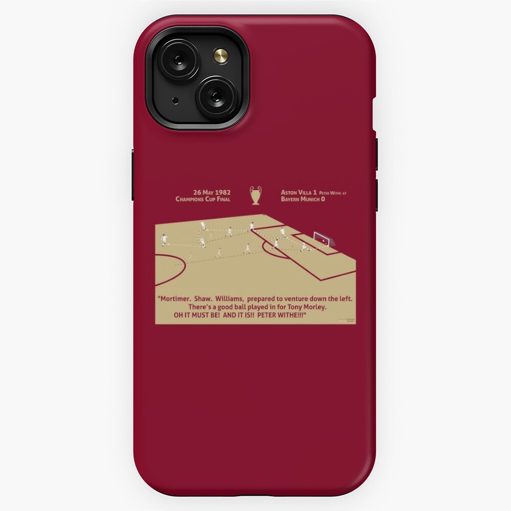 Aston Villa Black Hard-Shell Phone Case - iPhone