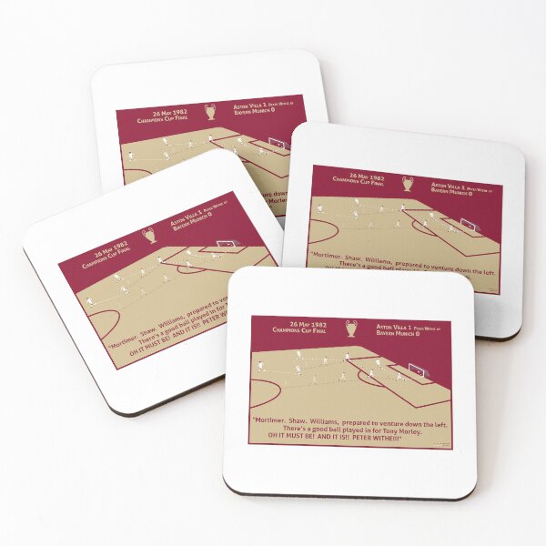 Item preview, Peter Withe Aston Villa European Cup goal designed and sold by Random-Prints.