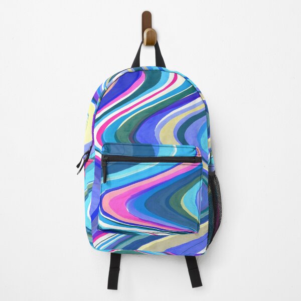 Item preview, Colorful wave watercolor marble abstract  designed and sold by Roselove4869.