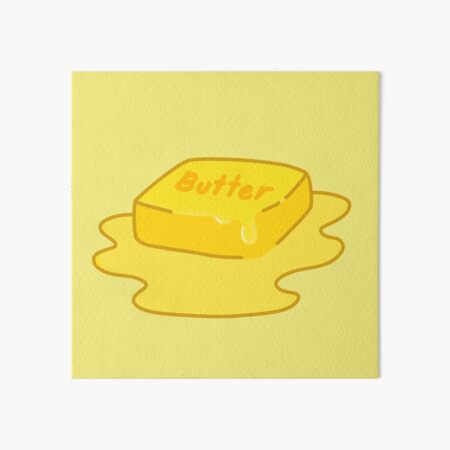 Hand drawn set butter sketch on white Royalty Free Vector