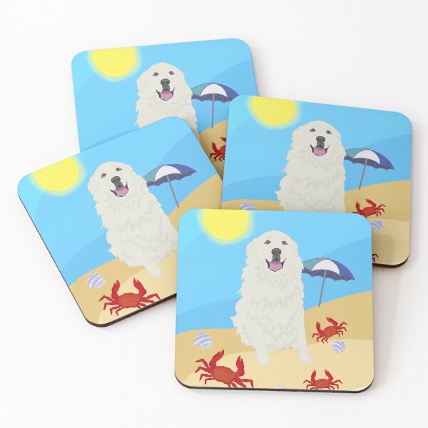 Item preview, Beach Great Pyrenees Pattern  designed and sold by KantstandyaC.