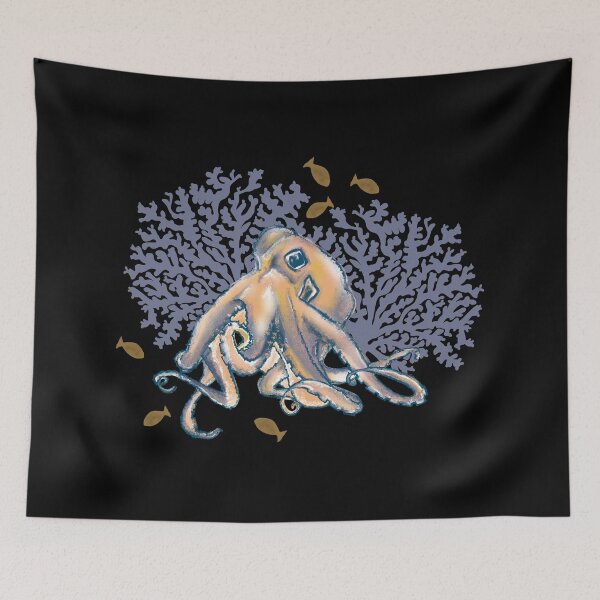 Item preview, Octopus Fish/Coral Reef designed and sold by DebbieJoyArt.