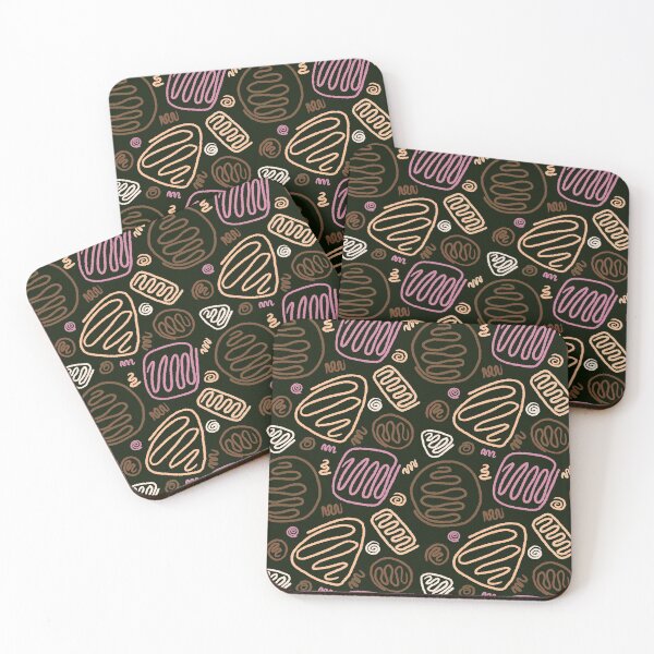 Item preview, Pink Beige One Line Shapes designed and sold by OneLook.