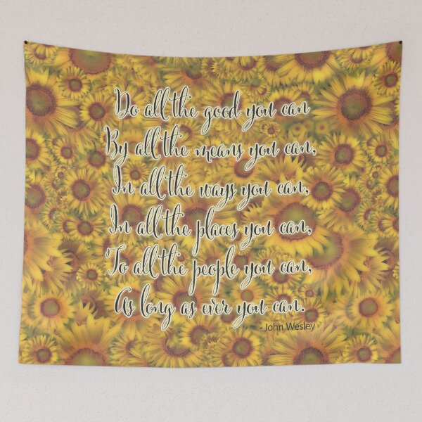 Item preview, Sunflowers - Do All The Good You Can - Blessing designed and sold by Patricia Ramsauer.