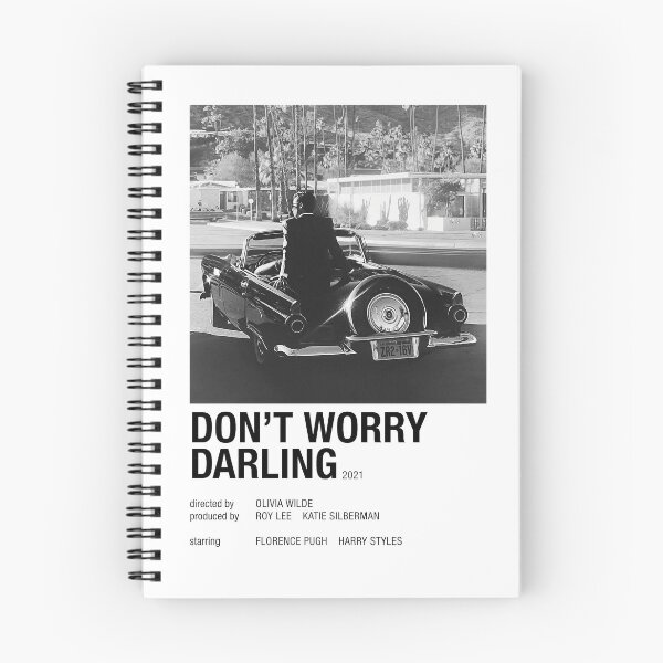 Item preview, Aesthetic minimalist film poster "Don’t worry Darling" (2021) with vintage / retro illustration. designed and sold by TrueType.
