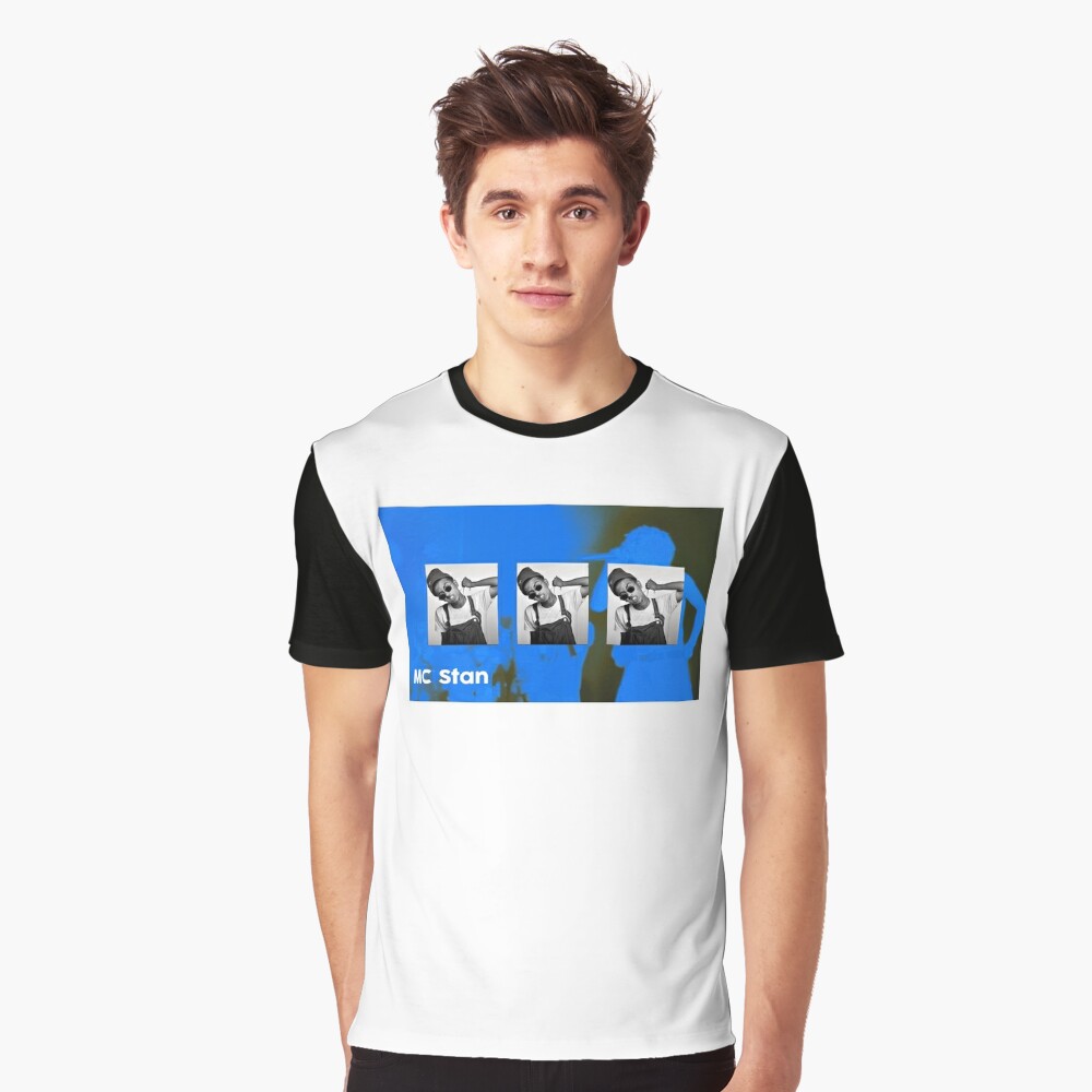 Buy NALAYAK APPAREL Amiri Tshirt Mc Stan Tshirt for Men 100% Cotton t-Shirt  // Mcstan Tshirt // Hip Hop Tshirt (Small, Black) at