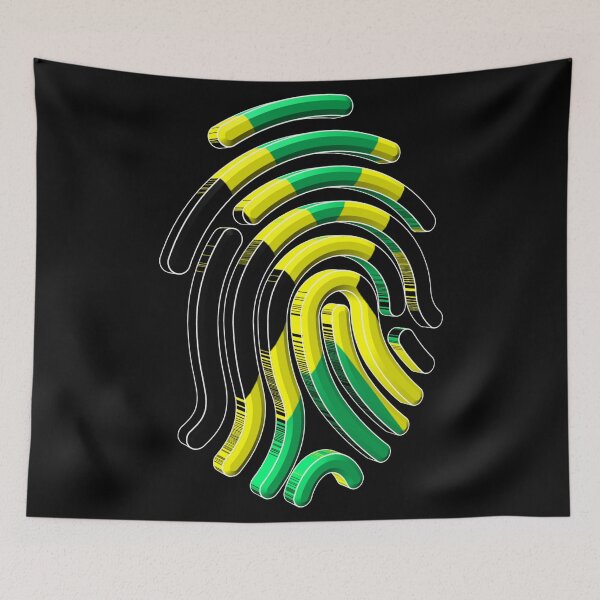 Item preview, Jamaica Flagprint (B) designed and sold by Boakes-Digital.