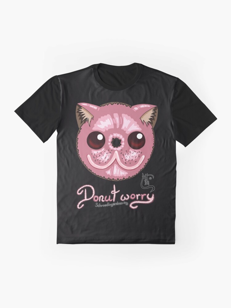 Thumbnail 4 von 5, Grafik T-Shirt, Donut worry! designt und verkauft von Boxcats.