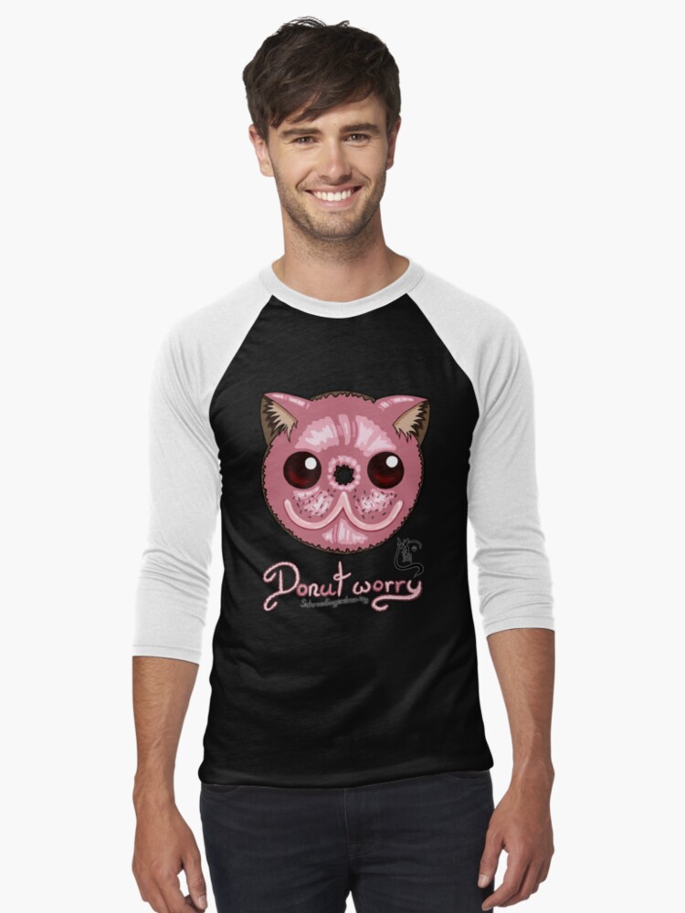 Thumbnail 1 von 3, Baseballshirt mit 3/4-Arm, Donut worry! designt und verkauft von Boxcats.