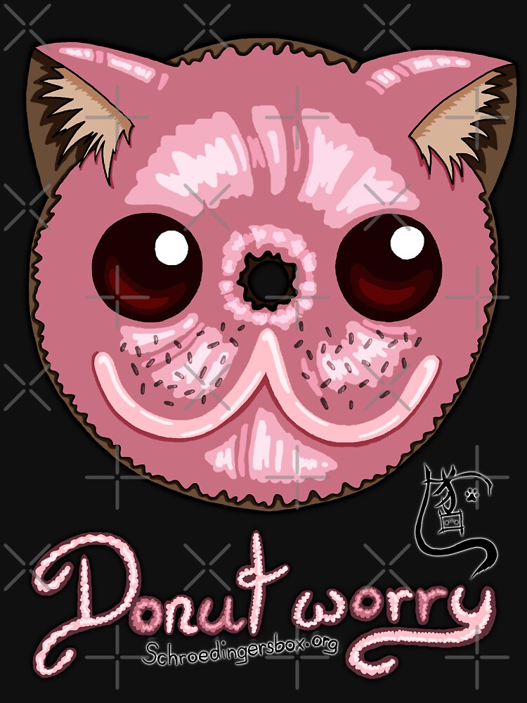 Thumbnail 3 von 3, Baseballshirt mit 3/4-Arm, Donut worry! designt und verkauft von Boxcats.