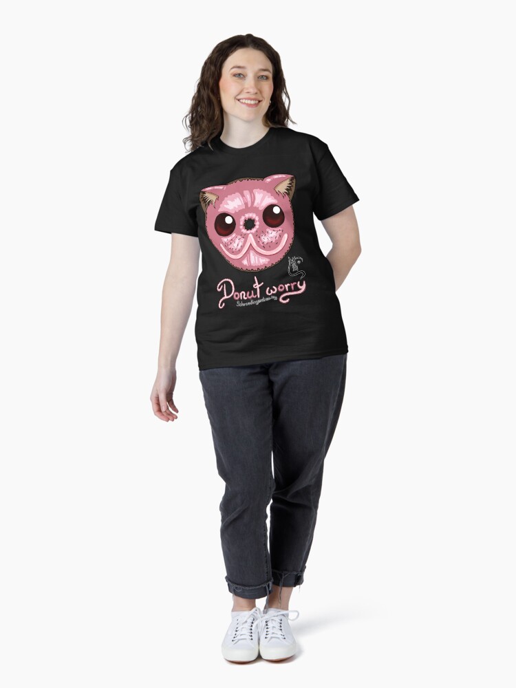 Thumbnail 4 von 7, Classic T-Shirt, Donut worry! designt und verkauft von Boxcats.