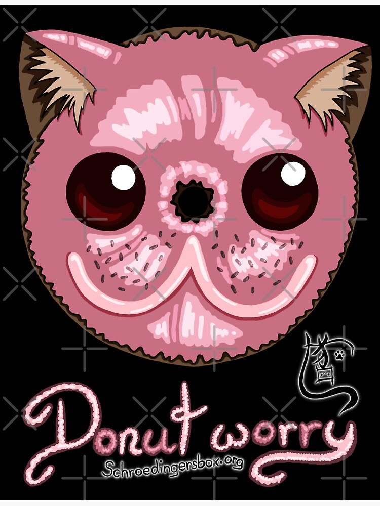 Thumbnail 3 von 3, Sticker, Donut worry! designt und verkauft von Boxcats.