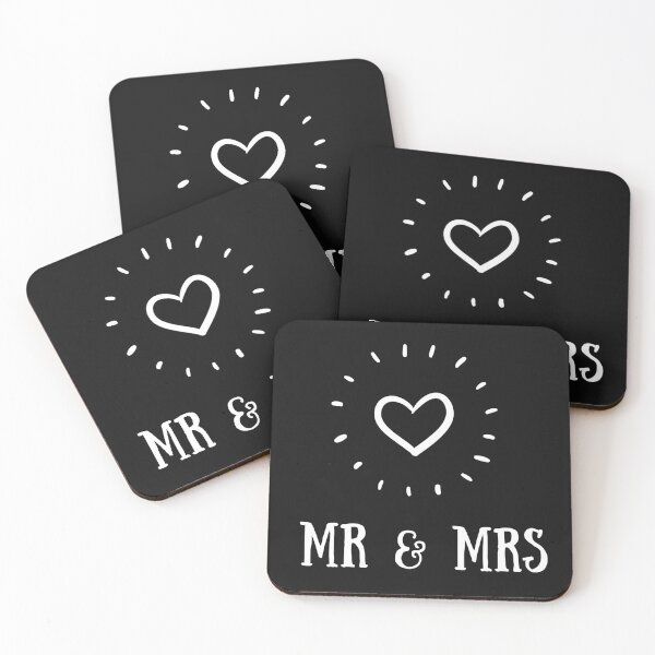 Item preview, Mr and Mrs  -Heart designed and sold by BlakefourDesign.