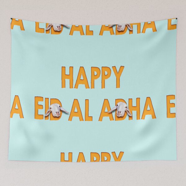 Artikelvorschau, Schafstier durch Alphabet D, glückliches eid Al Adha Konzept, muslimischer Feiertag entworfen und verkauft von sigoisette.