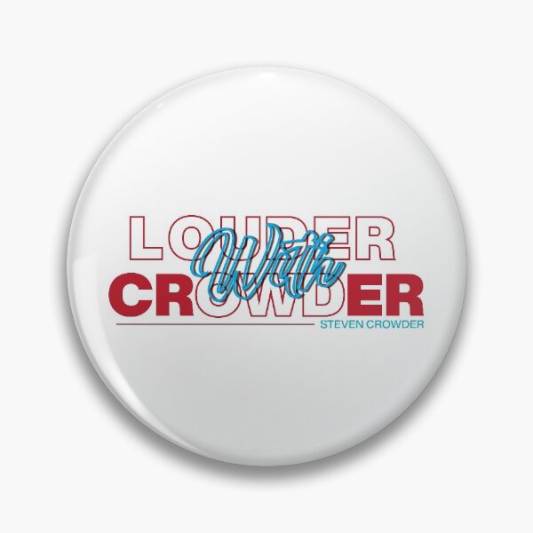 Item preview, Louder With Crowder, Modern Typography designed and sold by graphic-genie.