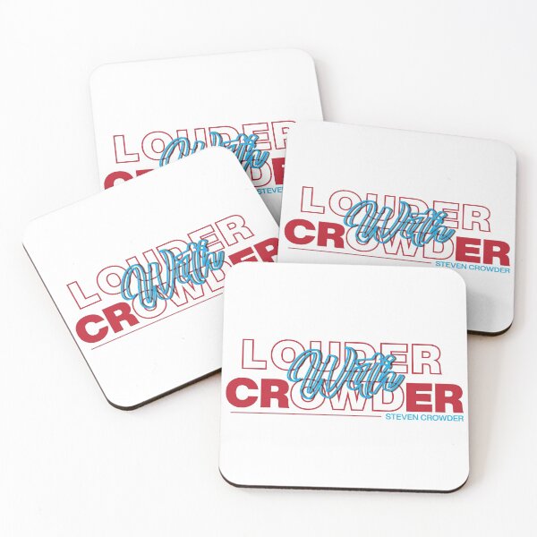 Item preview, Louder With Crowder, Modern Typography designed and sold by graphic-genie.