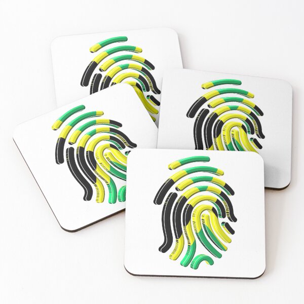 Item preview, Jamaica Flagprint (W) designed and sold by Boakes-Digital.