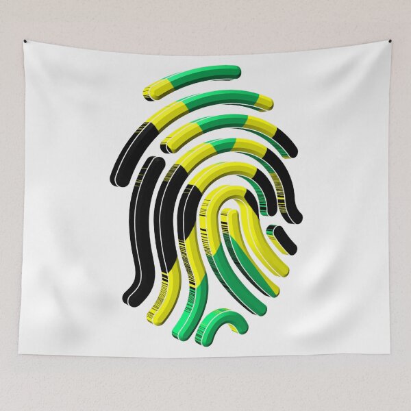 Item preview, Jamaica Flagprint (W) designed and sold by Boakes-Digital.