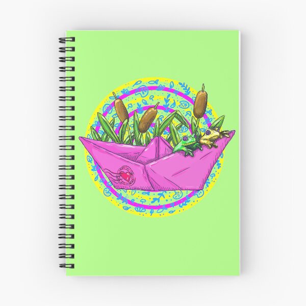 Item preview, frogs in paper boat designed and sold by Greater arts.