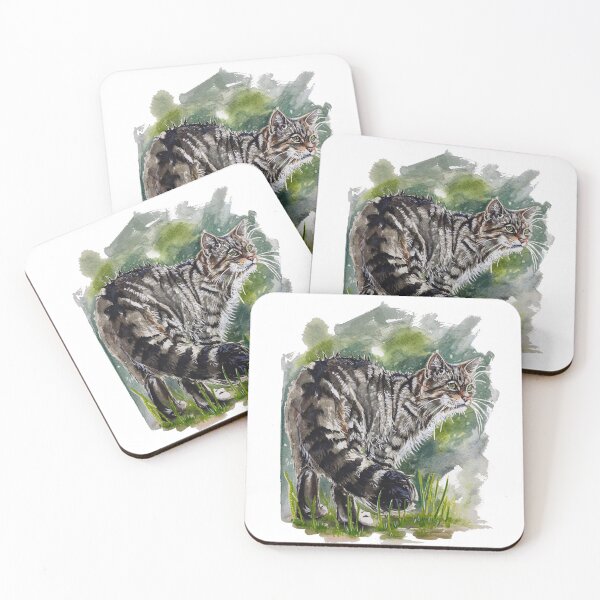 Item preview, Scottish wildcat designed and sold by PerjamosyArt.