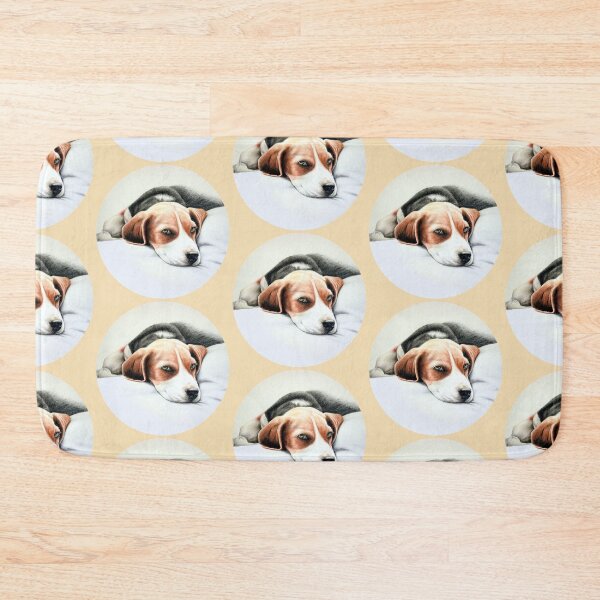 Item preview, Beagle Pencil Drawing (light yellow) designed and sold by SandraWarmerdam.