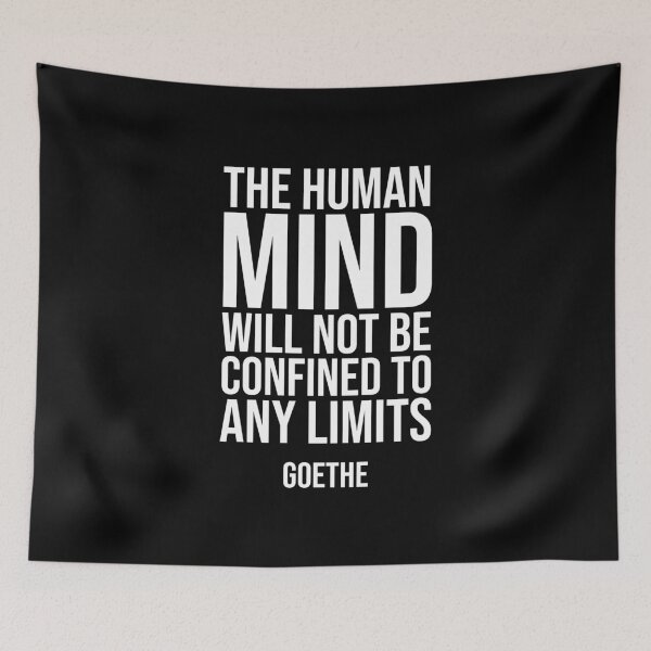 Item preview, The Human Mind - Goethe quote designed and sold by Philippe Derungs.