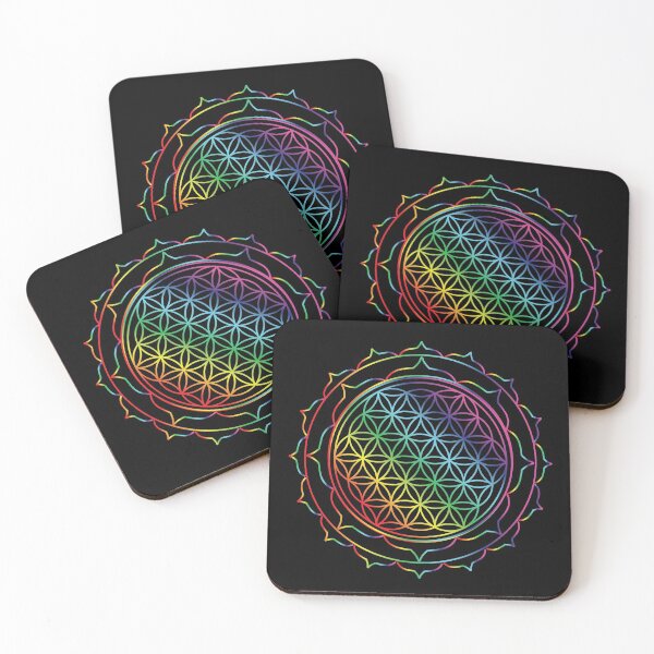 Item preview, Flower of Life  | Sacred Geometry | Rainbow designed and sold by ghost888.
