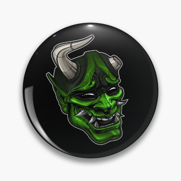 Item preview, portrait of a Japanese hannya mask designed and sold by Volonoff.