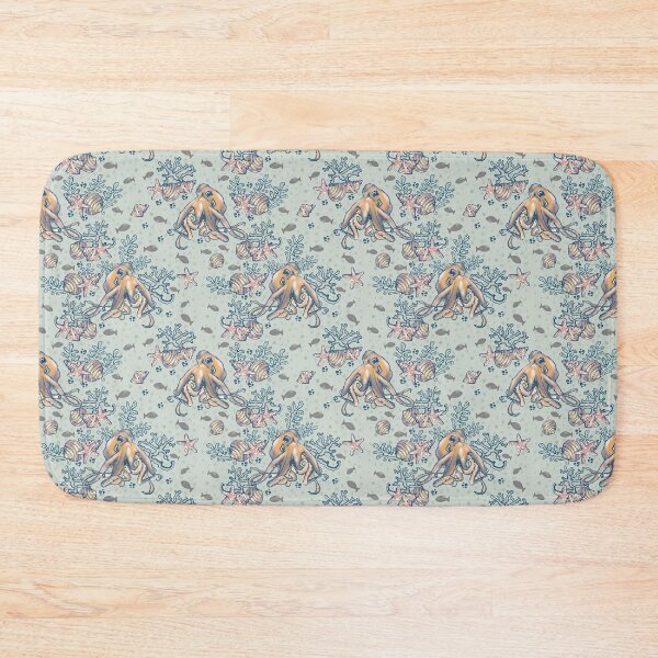 Item preview, Octopus Coral Reef/Pattern designed and sold by DebbieJoyArt.