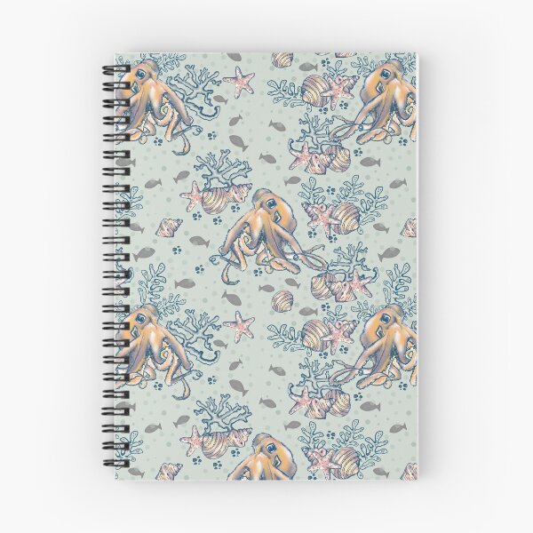Item preview, Octopus Coral Reef/Pattern designed and sold by DebbieJoyArt.