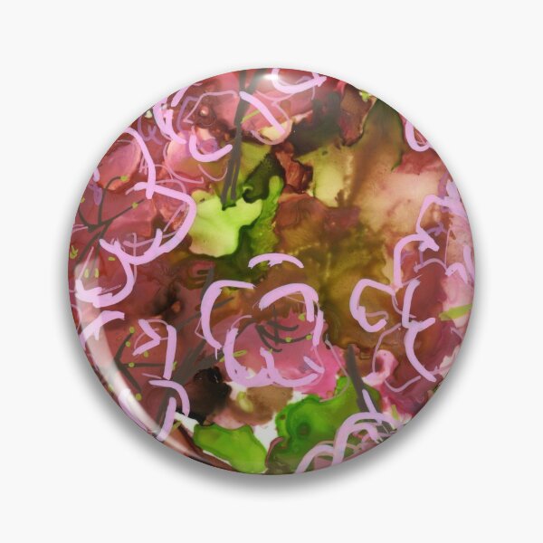 Item preview, Blossoms in alcohol ink and acrylic pen designed and sold by LymphomaLass.