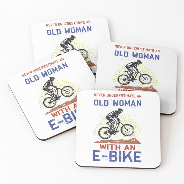 Item preview, Never underestimate an old woman with an E-Bike designed and sold by digoarpi.