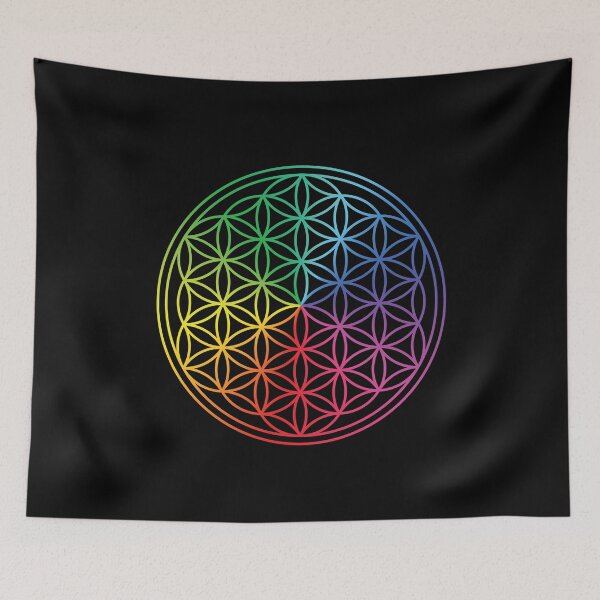 Item preview, Flower of Life | Sacred Geometry | Rainbow designed and sold by ghost888.