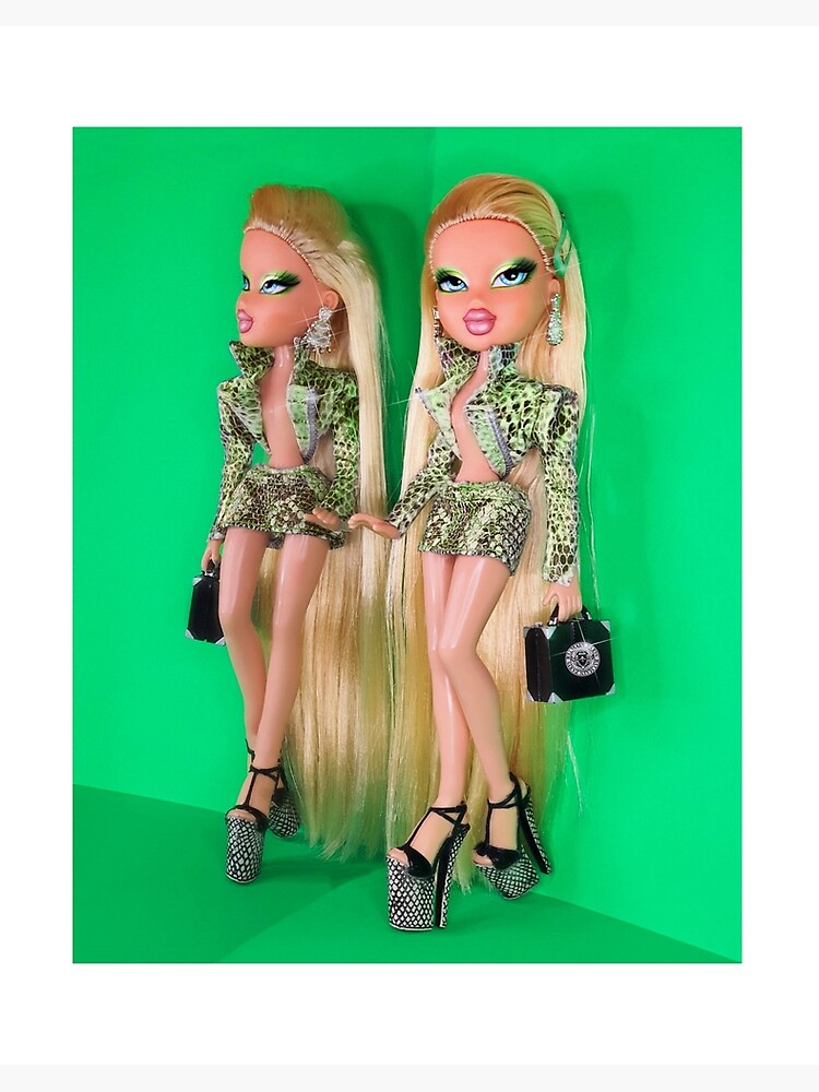 Blonde Bratz Snakeskin @bratz.blush Art Board Print for Sale by bratzblush