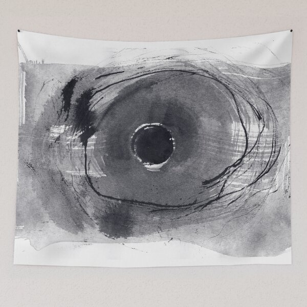 Item preview, ink explorations (067) - abstract black india ink painting designed and sold by expl-rations.