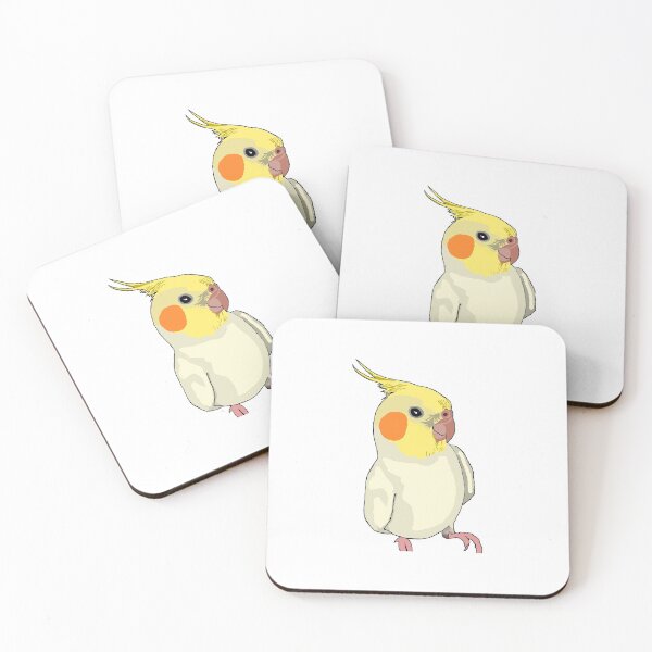 Item preview, Lutino Cockatiel designed and sold by Charlottebat.